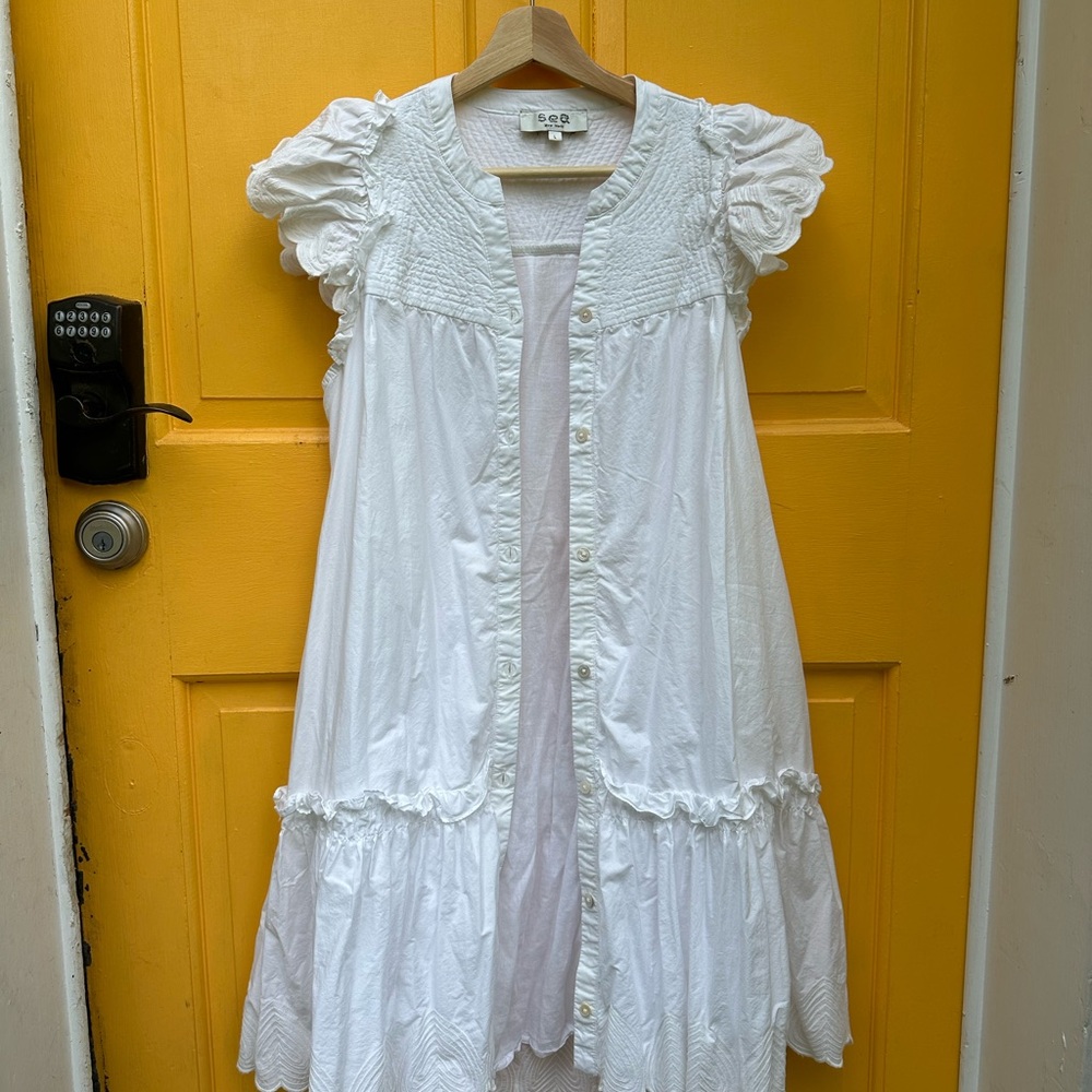 Sea New York Quilted White Top